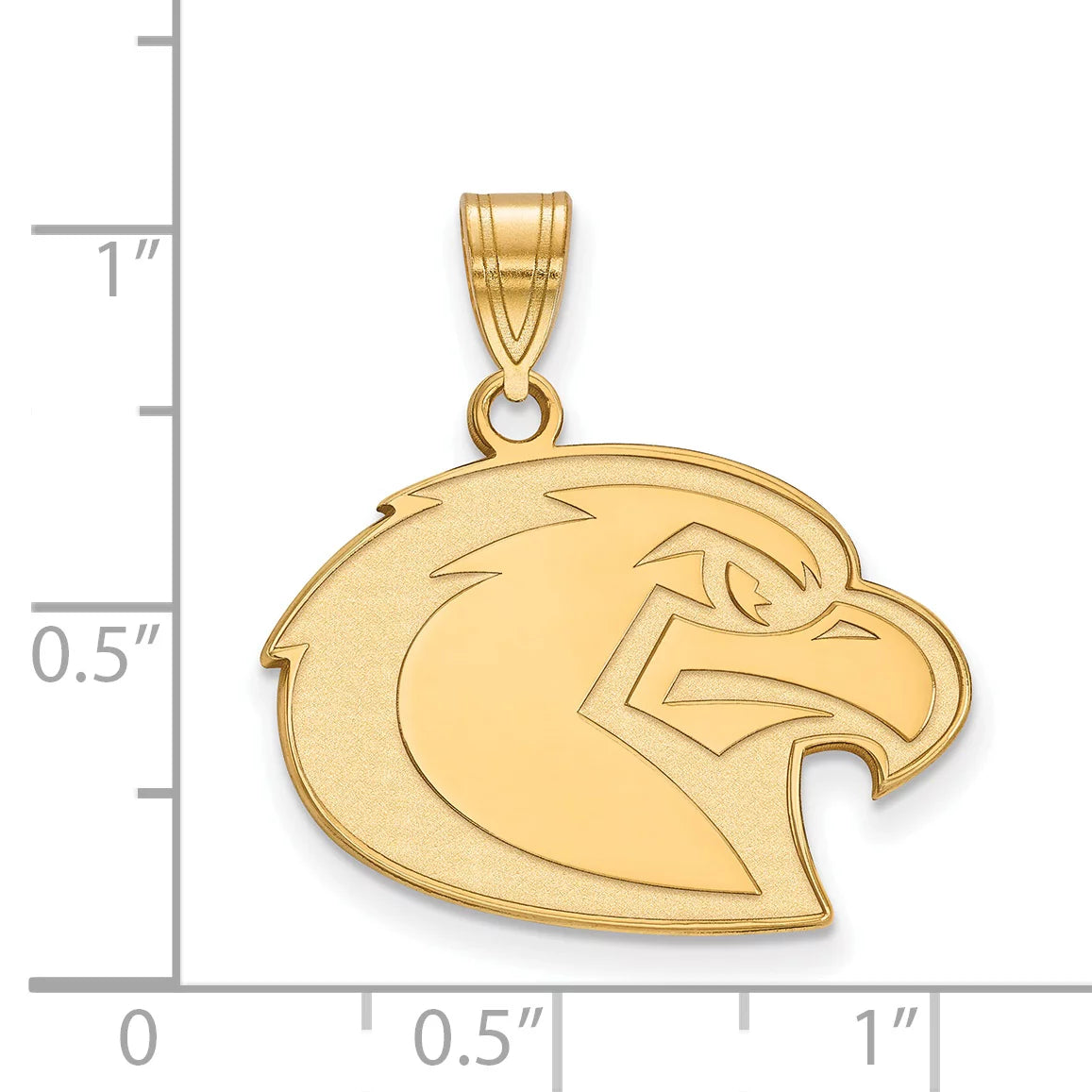 14k Gold LogoArt Marquette University Eagle Large Pendant Q4Y027MAR