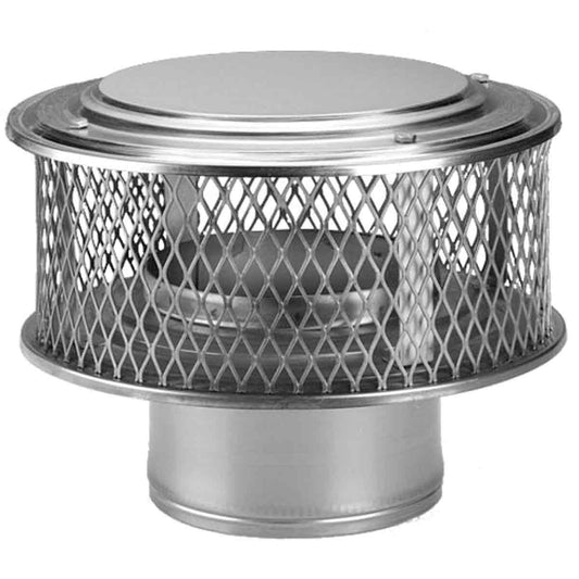 12'' Round HomeSaver Pro 304-SS Stainless Guardian Cap - 13889